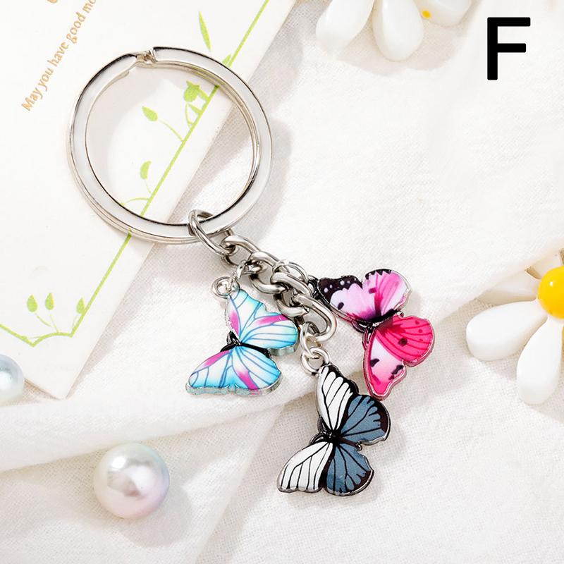 1шт сумка аксессуары бабочка брелок автомобильные брелки брелки брелок бабочка кулон