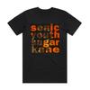 2025 Новая мужская футболка Sonic Youth Rock Art Harajuku из чистого хлопка, свободная мужская и женская футболка с коротким рукавом