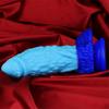 Blue Tyrant Mixed Color Liquid Silicone Big Penis Simulation Fake Penis Female Masturbation Device Anal Plug Adult Products