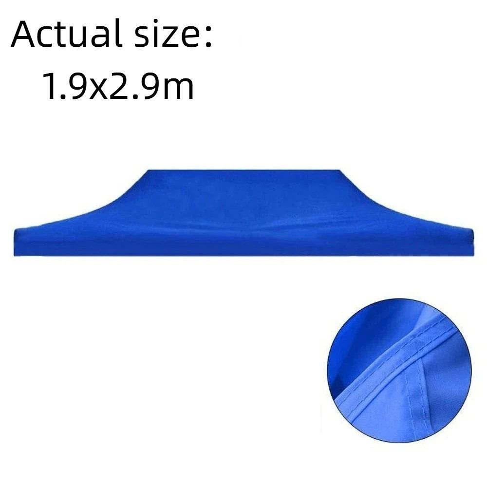 420D Oxford Cloth Gazebo Top Cover Sun Blocking Waterproof Sunshade Cover Thick Reinforced Corner Foldable Tent Canopy