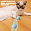 Electric Rolling Ball Cat Toy Automatic Moving Smart Ball with Light Interactive Kitten Teaser for Indoor Cats Bored Relief