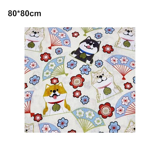 Tree of Life Furoshiki Wrapping Cloth 80×80cm Cherry Blossom Dog Folding Fan Japanese Pattern Large 