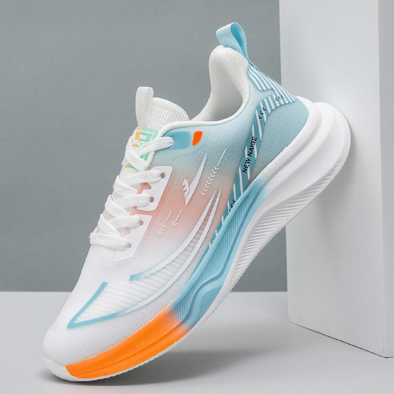 Summer New Mesh Breathable Couple Shoes Fashion Trend Running Shoes Lightweight Soft Sole Casual Sports Men's Shoes