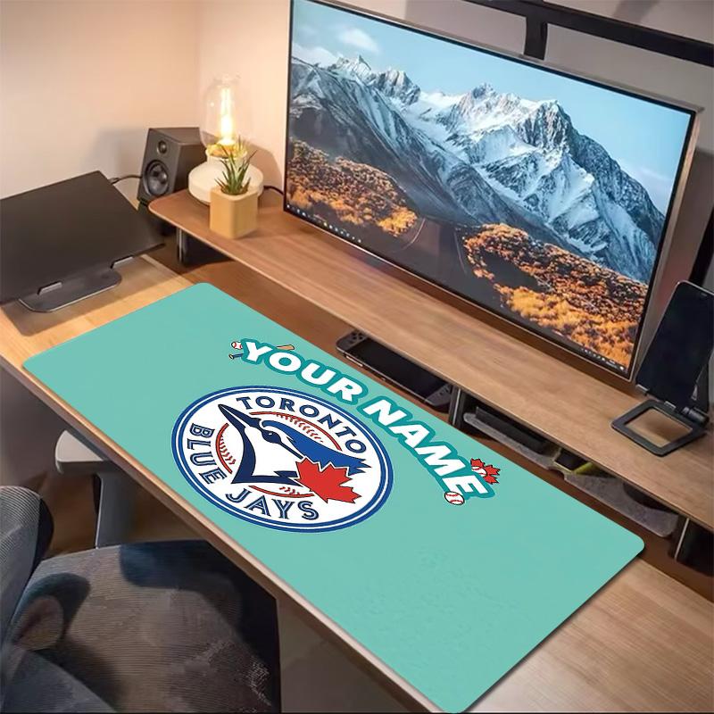Toronto Blue Jays Print Cushion Non-slip Laptop Tablet Big Mousepad XXL Mat Mini PC Playmat With Lock edge