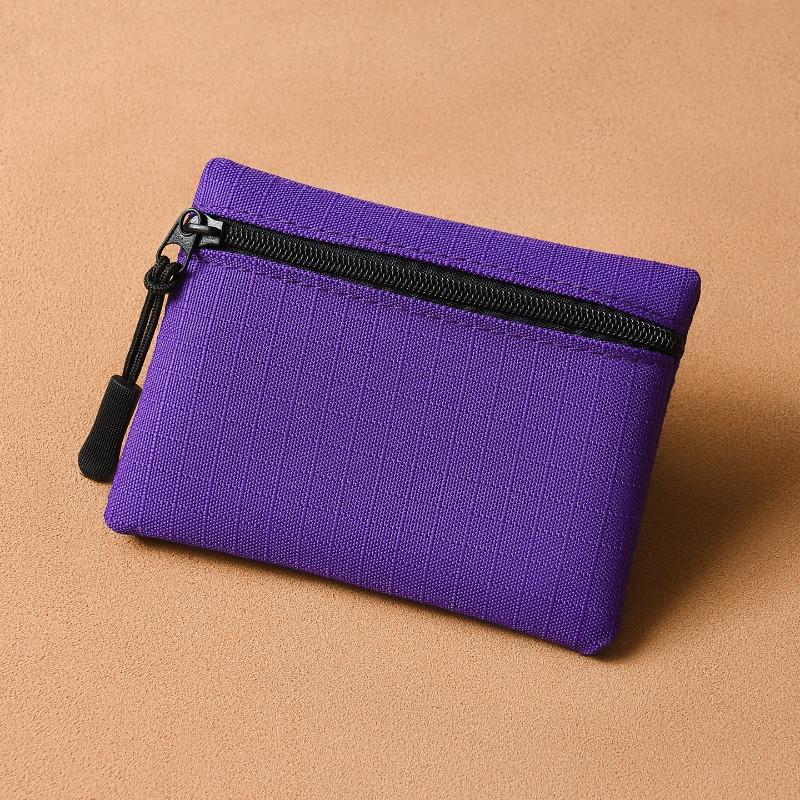 Мини-мешочек для мелочи, простой и портативный, высококачественный тканевый органайзер, на молнии, маленький кошелек, отделение для карт, детский кошелек для монет для студентов.