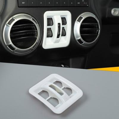 Белая накладка-рамка на панель переключателей стеклоподъемников для Jeep Wrangler JK 2011-2017