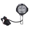 Black Electric Bike Headlight for BBS01 / BBS02 / BBSHD Mid Drive Motor Systems Night Riding