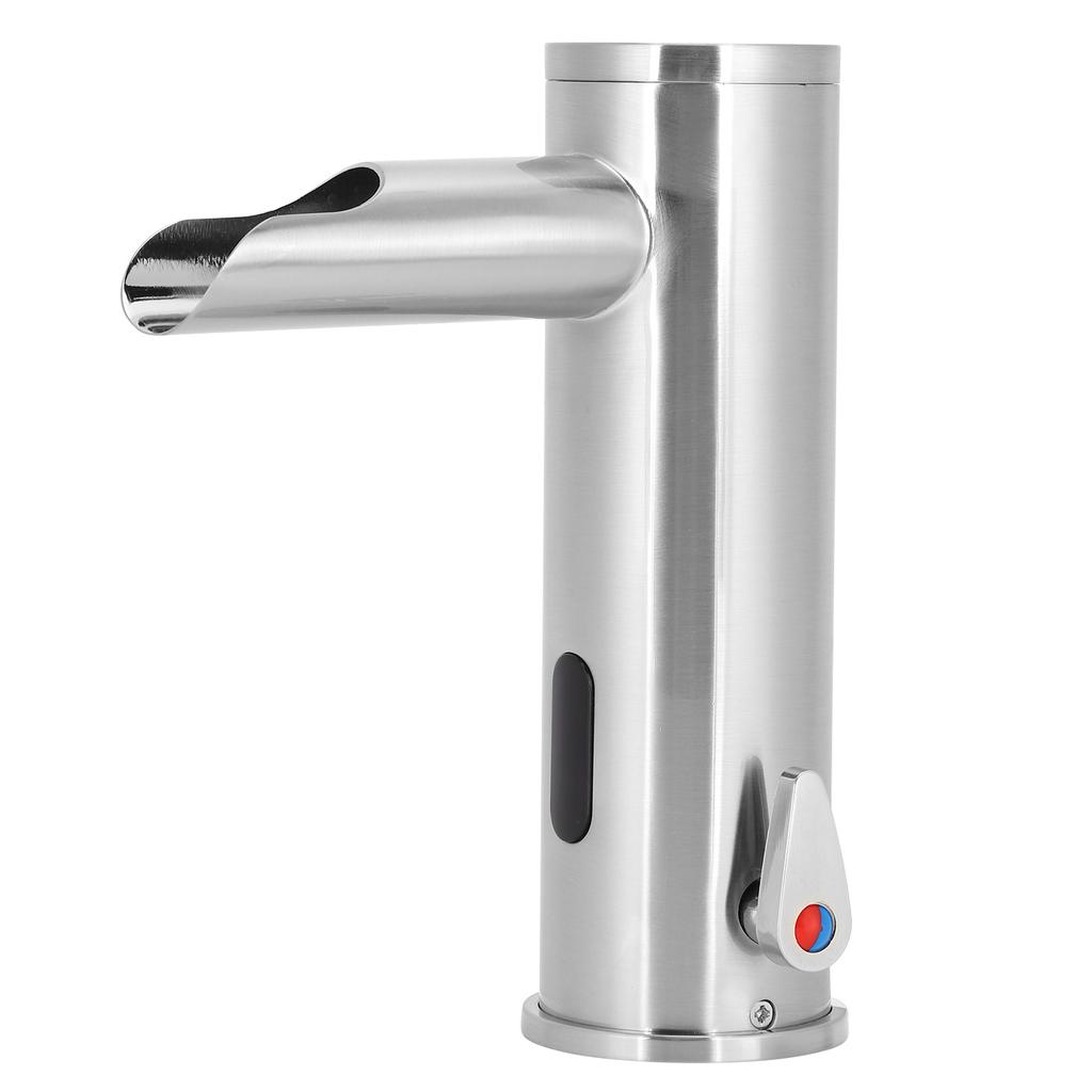 Автоматический бесконтактный смеситель для горячей и холодной индукции с ручкой регулировки температуры G1/2