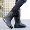 Men's Rain Boots Waterproof and Non-slip Loafers Male Shoes Gum Resistant Cheap Gumboots Wear-resistant Outdoor Rubber Designer