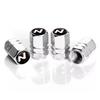 4Pcs Metal Tire Valve Caps Dustproof Car Tyre Wheel Stem Air Valve Dust Cover Auto Decoration Accessorie