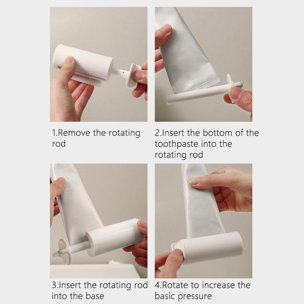 Ручная стойка для хранения зубной пасты. Выдавливатель для чистящего средства без перфоратора. Подарки. Выдавливатель для зубной пасты.