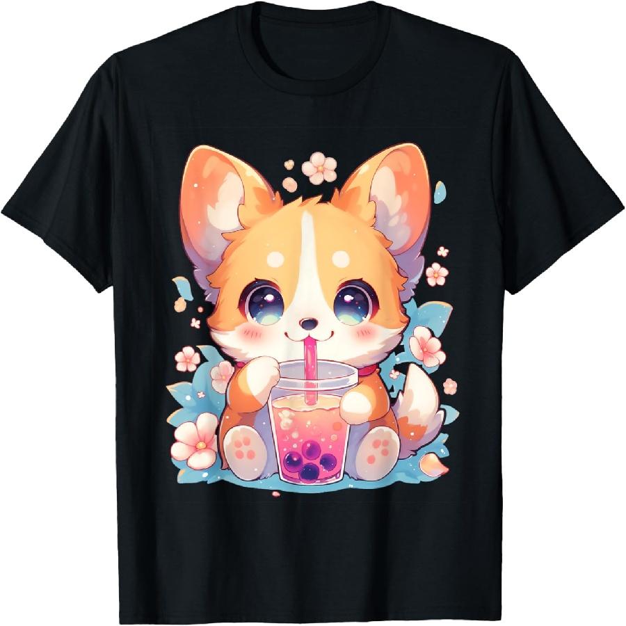 Boba Bubble Tea Kawaii Rabbit Bunny T-Shirt