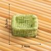 Bamboo Basket Chair Dustpan Dollhouse Simulation Decoration' Dollhouse Miniature Furniture Resin