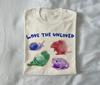 Love the Unloved T Shirt - Unisex Shirt, Rat, Pigeon, Frog, Snail Shirt, Critter Shirt, Funny Animal Tee
