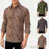 Новые американские мужские модные рубашки Наряд Hombre Elegante Casual Текстурированные Осенне-зимние Узоры