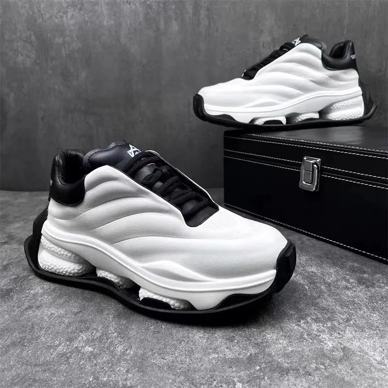 Мода 2024 года, мужские новые спортивные кроссовки с мягкой подошвой, модная универсальная повседневная обувь, легкие амортизирующие кроссовки для бега