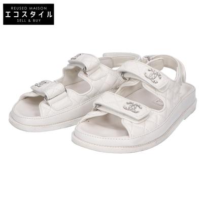 G35927 CC Логотипы Стеганые Сандалии/ туфли 37 белыйБ/у