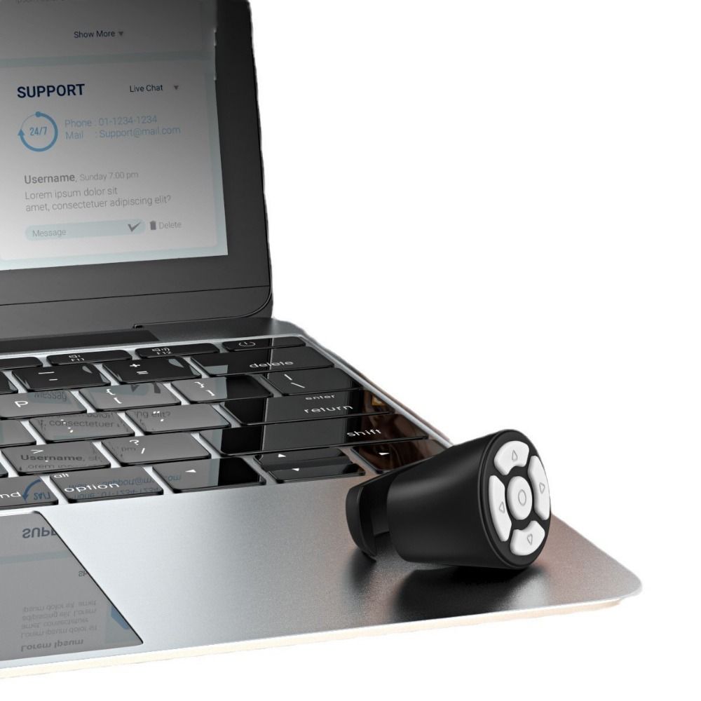 Беспроводной пульт дистанционного управления с кольцом Портативный прокрутчик страниц Перелистывание страниц Bluetooth Кнопка мультимедиа Автомобиль