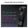 K&F CONCEPT Спортивный фильтр Effect для DJI Osmo Pocket 3 УФ CPL ND ND/PL Черный туман 1/2 1/4 1/8 LPR Звездный Широкоугольный фильтр Набор 1.2X