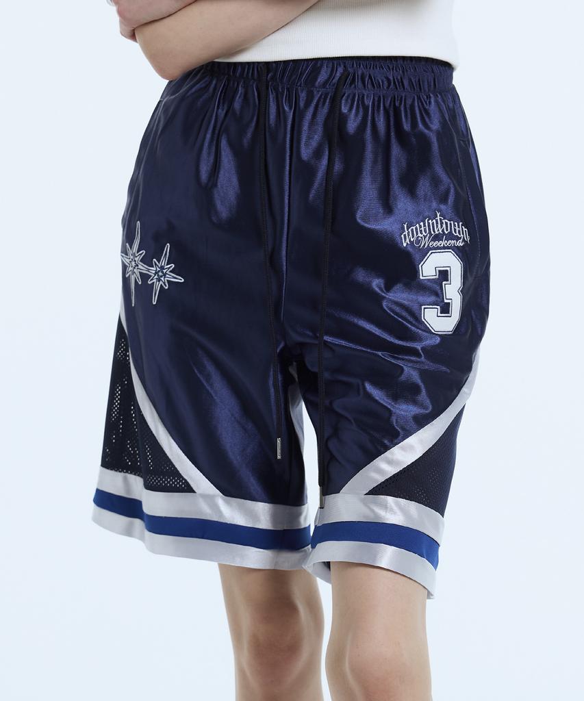 LARTIGENT L11 Big Number Shorts(Navy)