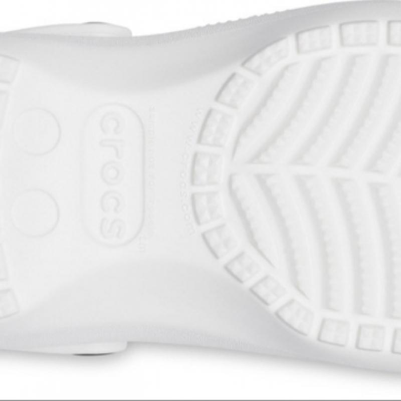 Crocs Женские классические туфли-сабо на платформе белого цвета 206750 100