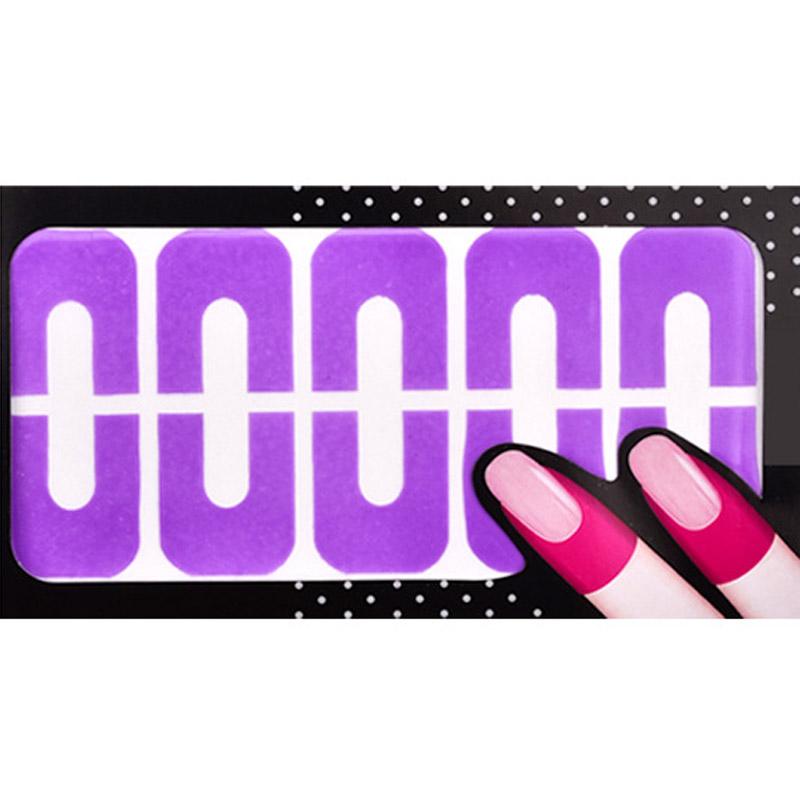 10 шт./лист защитных наклеек для лака для ногтей, держатель для инструментов, креативный U-образный, водонепроницаемый, прочный, чехол для пальцев маникюрного инструмента