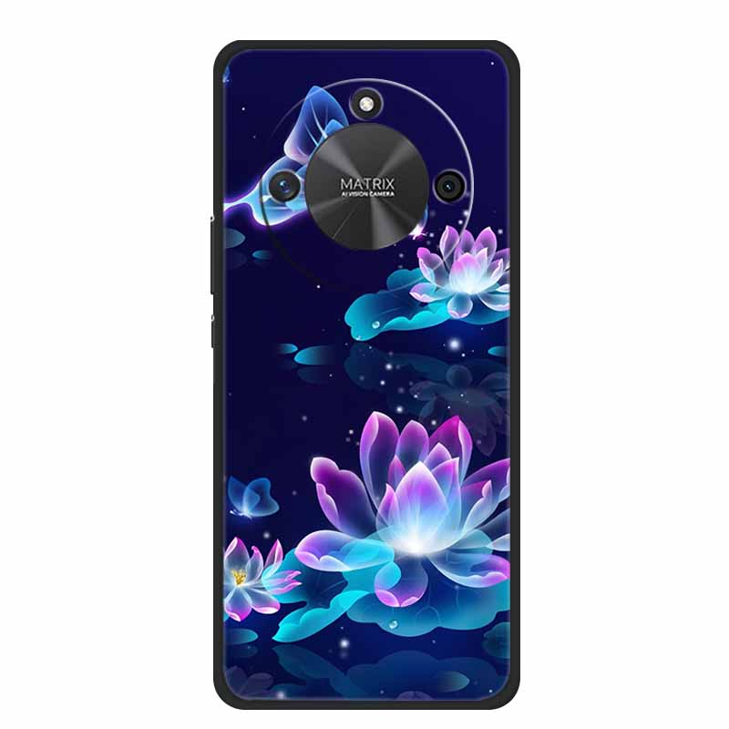Чехол для телефона Honor X60 5G Задняя крышка Чехол HonorX60 Черный Силиконовый Мягкий Funda Для Honor X9c Умный чехол HonorX9c Умный Coque Сумка