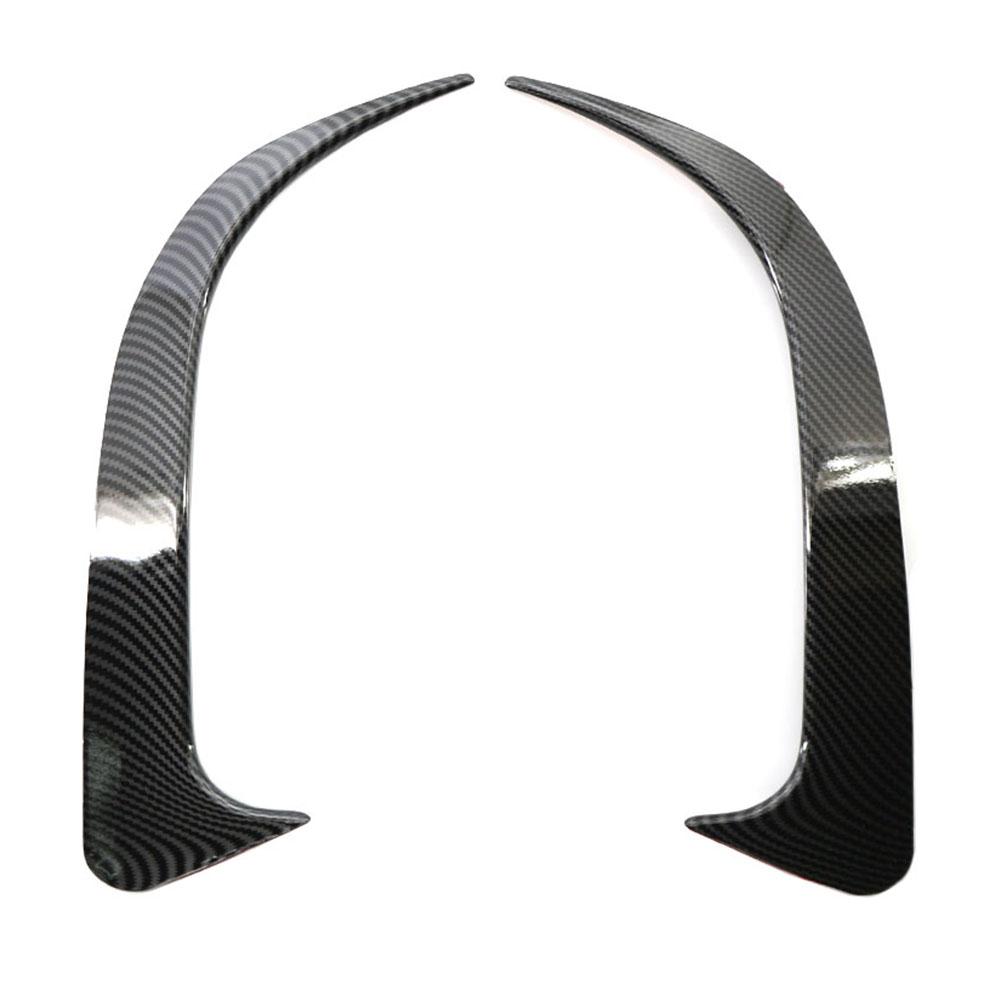 Глянцевый черный ABS пластик задний бампер спойлер Canards вентиляционные отверстия для Mercedes-Benz CLA 45 AMG W117 250 200 2014-2018