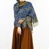 Ethnic Style Paisley Shawl Tassels Cashmere Scarf Elegant Sunscreen Shawl Beach