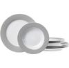 Сервиз столовый Ritzenhoff & Breker Doppio серый, 8 предметов (596.694)