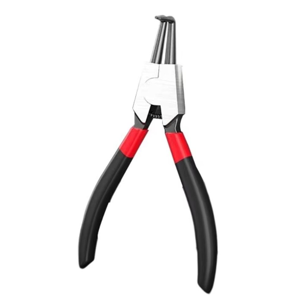 1 шт. Внутренние/внешние плоскогубцы с прямыми губками для снятия, установки, вытягивания стопорных колец, валов