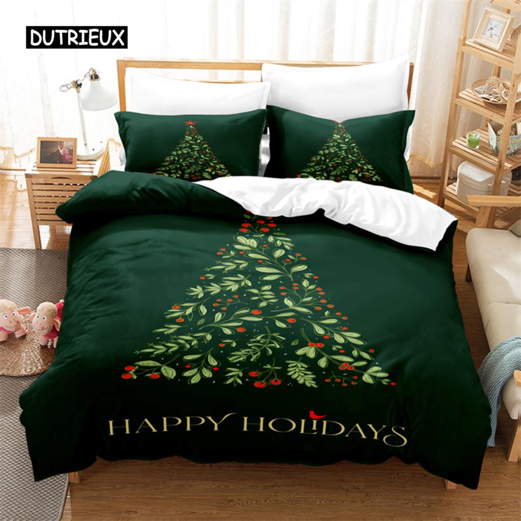 Forest Christmas Bedding Set Duvet Cover Set 3d Bedding Digital Printing Bed Linen Queen Size Bedding Set Fashion Design