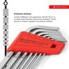PB SWISS TOOLS Набор шестигранных ключей с шаровым окончанием PB Swiss Tools 212H-6CN