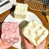 Сквиш-игрушка в виде куска сыра, фиджет-игрушка, медленно восстанавливающая форму, вазелин, для снятия стресса, декомпрессионная игрушка-сквиш для взрослых, розовое кокосовое масло 1