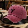 Heart Solid Coloran Heart Motif Baseball Cap Sports Hat Retro Versatile Couple Golf Outdoor Light Perfect Gift Choice Suitable f