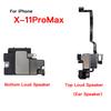 Ear Speaker , Top Bottom Loud Speaker Replacement For iPhone X XR XS 11 Pro Max Earpiece With Flex Cable NO Face ID