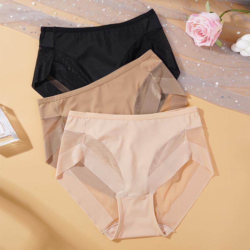 Женские боди-шорты, корректирующие фигуру, женские трусы, дышащее сетчатое нижнее белье, высокоэластичные бесшовные трусы