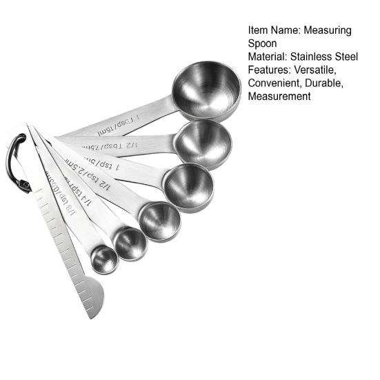 7 шт./компл. мерная ложка с выравнивателем точного измерения, набор мерных ложек для специй из нержавеющей стали для выпечки и приготовления пищи