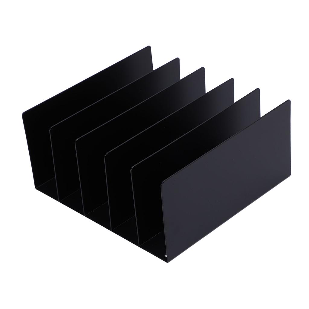 Настольный органайзер для файлов 5 отделений Железный цельный Портативный сортировщик файлов Органайзер для дома