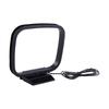 Black Bare Wire 2 Pin Av Audio Radio Loop Antenna Fm Radio Loop Am Loop Antenna Radio Signal Receiving Home Stereo Receiver