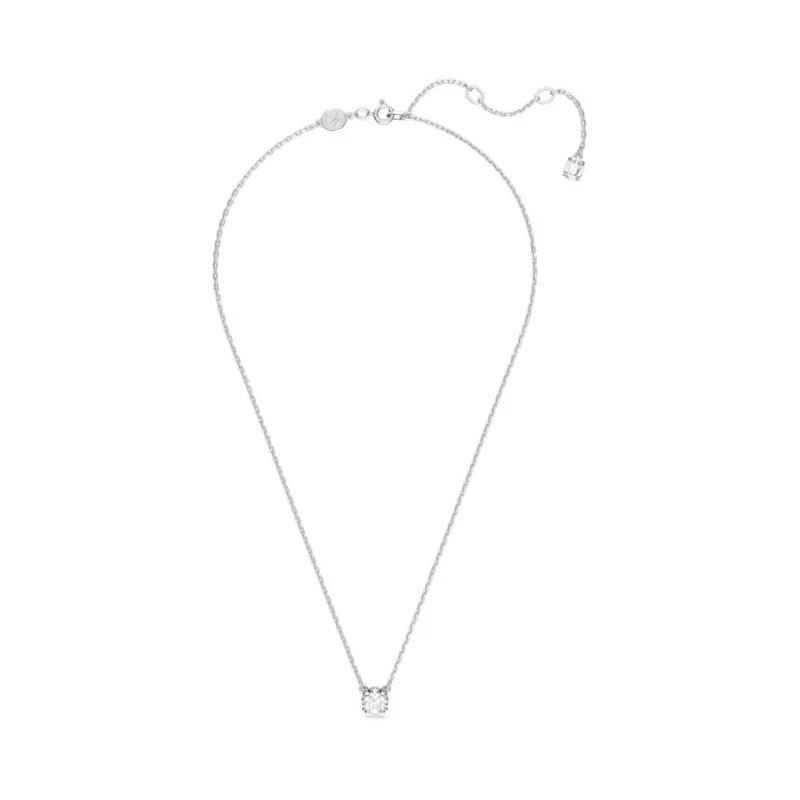 Swarovski Minimalist Fashion Forward Rhodium Plated Necklace Women necklace 5636706