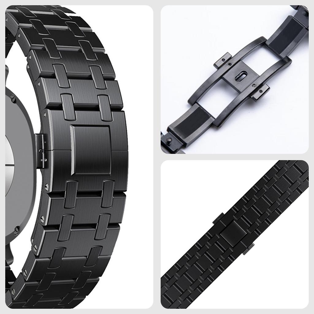 Роскошный металлический ремешок для Samsung Galaxy Watch 8 Classic 8 44 мм из нержавеющей стали, ремешок без зазоров для Watch 8 40 мм, мужской браслет, ремешок для часов