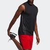 adidas Мужские майки Черные Прямой крой FL4317