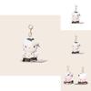 Hello Kitty Plush Pendant With Flower And Lace Dress Decoration For Kids And Teen Key Accessories