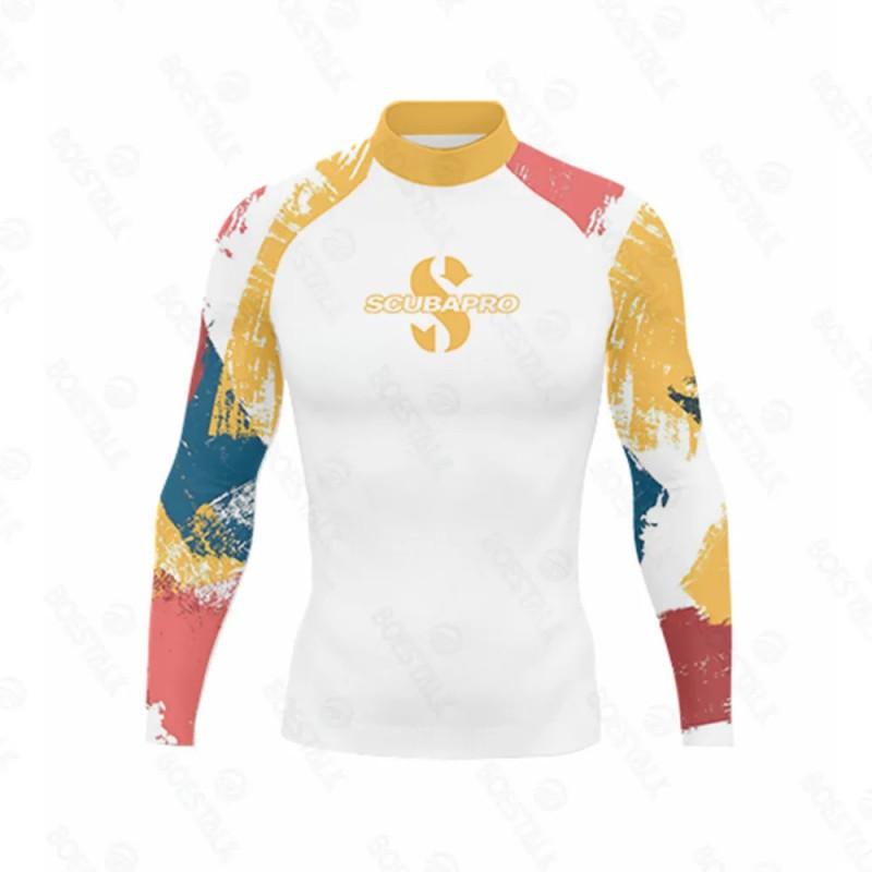 Mens Lightweight Quick-Dry Rash Guard UV Protection Swimwear Surfing Diving Beach Water Sports Summer