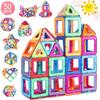 Educational Games - DARMOWADE - Magnetic Building Blocks - 50 Pieces - Portable - Flexible
