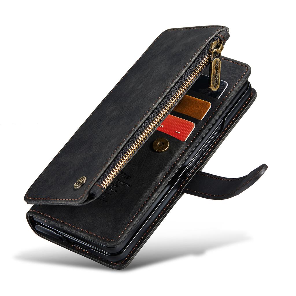Wallet Function Leather Folding Phone Bag Case For Samsung Galaxy Z Fold 4 Fold4 Fold 3 5g Fold3 S23 S22 Ultra S21 Plus S20 Fe