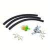 6MM Motorcycle Dirt Bike ATV Scooter Fuel Tank Petcock Valves On/Off Switch+Inner Fuel Filter Gasoline + Petrol Fuel Line Hose T Fuel System 2
