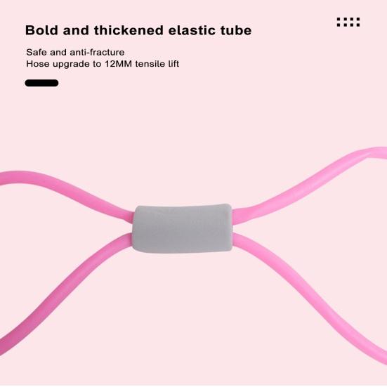 Спортивная лента-эспандер для йоги с ручкой в форме 8, эластичная лента для упражнений, вспомогательный инструмент для тренировки мышц, эспандер для йоги, эспандер для фитнеса в спортзале