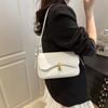 Маленькая сумка в иностранном стиле женская сумка 2025 новая мода на плечо подмышку сумка текстура однотонная большая вместимость маленькая квадратная сумка тренд